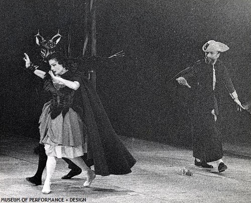 Jocelyn Vollmar, Richard Carter, and Henry Kersh in Christensen's Beauty and the Beast, 1963