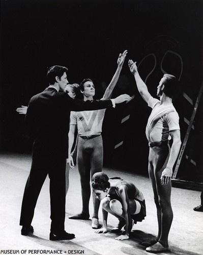 Robert Gladstein and San Francisco Ballet dancers in Gladstein's Way Out, circa 1965