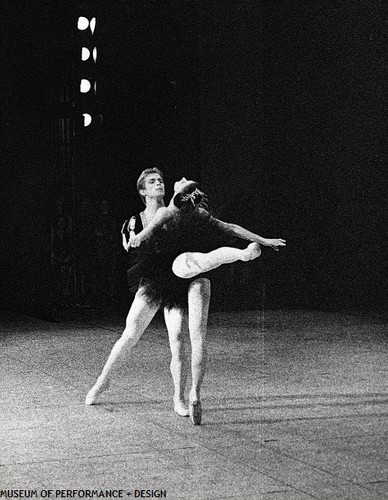 Margot Fonteyn and Rudolf Nureyev in the Black Swan Pas de Deux, 1964