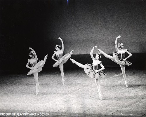 Sally Bailey and Robert Gladstein in Christensen and Balanchine's Variations de Ballet, circa 1965