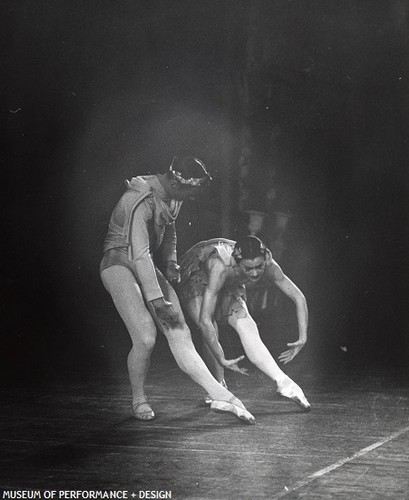 Sally Bailey and Roderick Drew in Balanchine's Serenade, 1959?