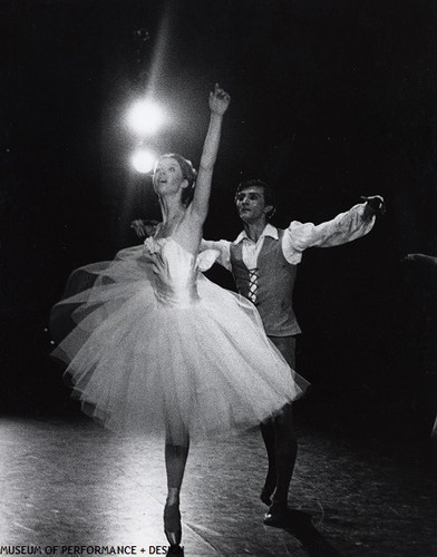 Maureen Wiseman and Henry Berg in "Peasant pas de deux" from Giselle, staged by Rothwell, 1965