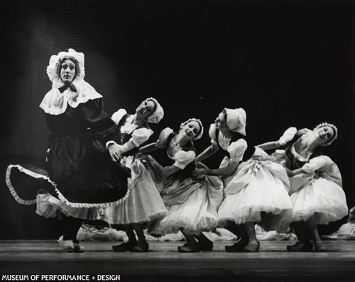San Francisco Ballet dancers in Ashton's La Fille Mal Gardée, circa 1978