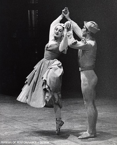 Cynthia Gregory and a male dancer in Christensen's Lady of Shalott, circa 1963