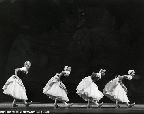 San Francisco Ballet dancers in Ashton's La Fille Mal Gardée, circa 1978