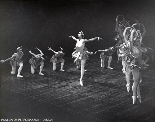 Janet Sassoon and other dancers in Balanchine's Serenade, 1960