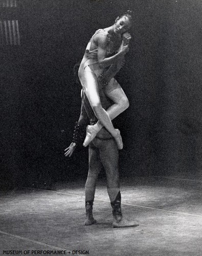 Evelyn Cisneros with another San Francsico Ballet dancer in Smuin's Medea, circa 1977-1979