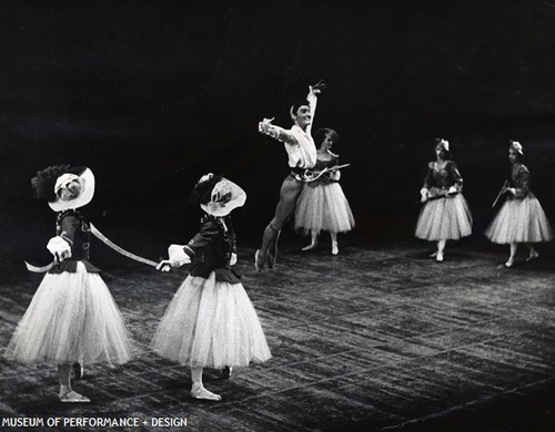 Michael Smuin and other dancers in Christensen's Con Amore, 1960