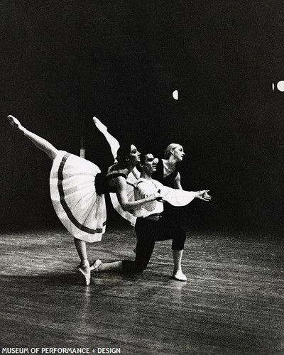 Zola Dishong, Victoria Gyorfi, and R. Clinton Rockwell in Berg's Pas De Trois, 1965