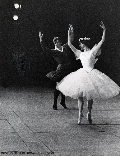 Margot Fonteyn and Rudolf Nureyev in Bournonville's La Sylphide, 1964