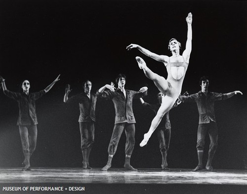 Gary Wahl and San Francisco Ballet dancers in Béjart's Firebird, circa 1977-1978