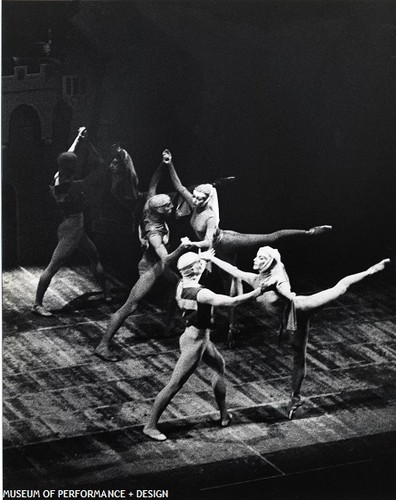 Janet Sassoon and other dancers in Balanchine's Serenade, 1952