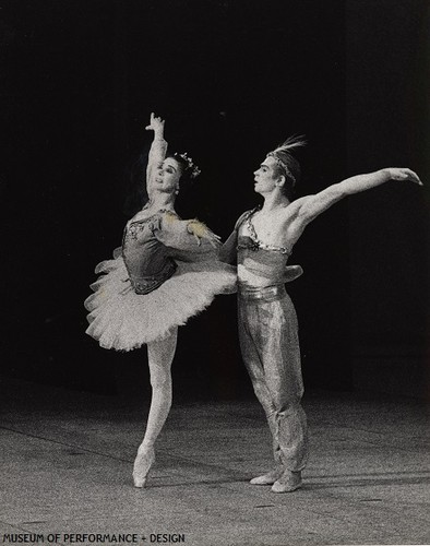 Margot Fonteyn and Rudolf Nureyev in Nureyev's Le Corsaire, 1964