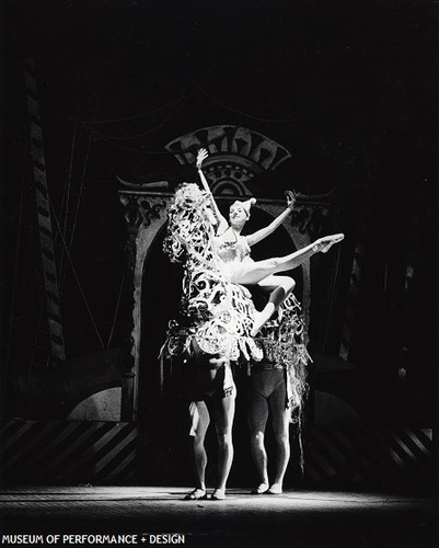 San Francisco Ballet dancers Balachine's in (revised by Christensen) Seven Deadly Sins, 1964