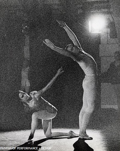 Eloise Tjomsland and William Johnson in Carvajal's Facets, circa 1967-1968