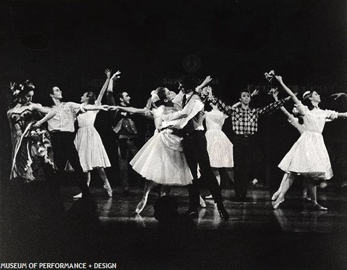 San Francisco Ballet dancers in Gladstein's The Fall of Siliver Creek, 1966