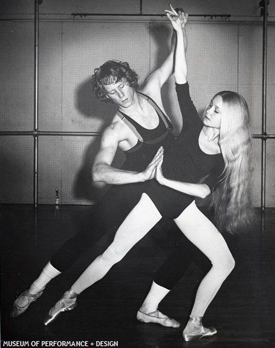 Sara Maule and Geoffrey Thomas rehearsing Gladstein's "Jon Lord - Both Sides Now", circa 1971