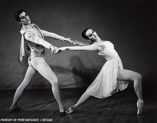 San Francisco Ballet dancers in Balanchine's Serenade, 1972