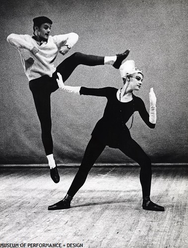 Barbara Begany and another dancer in Herst's Highway 101, 1965