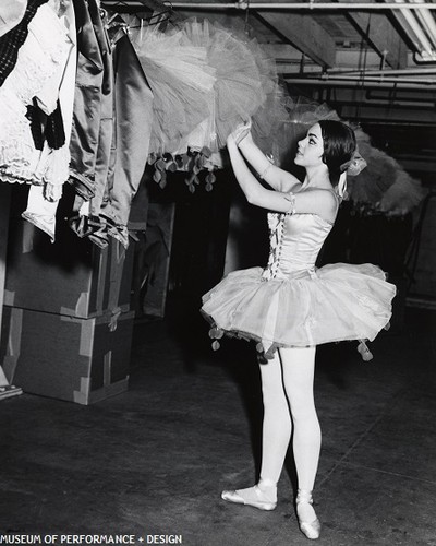 San Francisco Ballet dancer in costume, circa 1964-1966