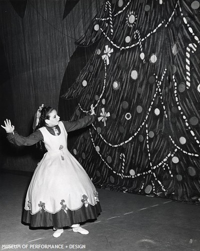 A San Francisco Ballet student dancer in Christensen's Nutcracker, circa 1962