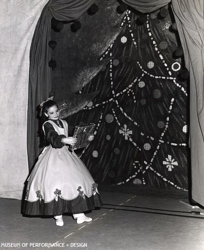 A San Francisco Ballet student dancer in Christensen's Nutcracker, circa 1962