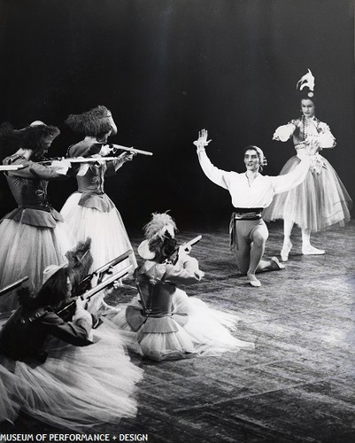 Sally Bailey, Michael Smuin, and other dancers in Christensen's Con Amore, 1960