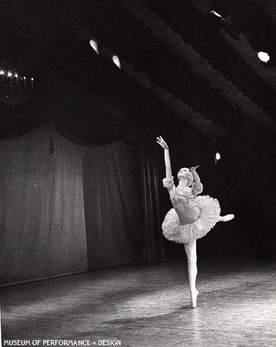 San Francisco Ballet dancer in Kersh's (after Petipa) Princess Aurora, 1964