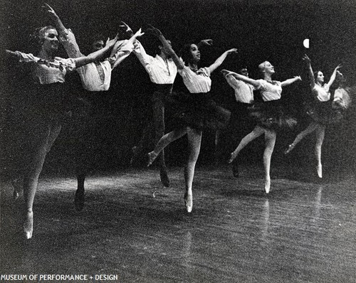 San Francisco Ballet dancers in Vollmar's Scherzando, circa 1964-1965