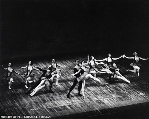 San Francisco Ballet dancers in Balanchine's Symphony in C, circa 1961