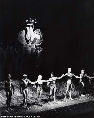 Fiona Fuerstner, Eugenia Van Horn, Michael Smuin, Kent Sowell, and other dancers in Christensen's St. George and the Dragon, 1961