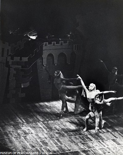 Fiona Fuerstner and dancers in Christensen's St. George and the Dragon, 1961