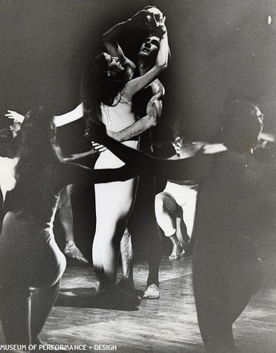 Roderick Drew and a San Francisco Ballet dancer in Carvajal's The Way, 1969