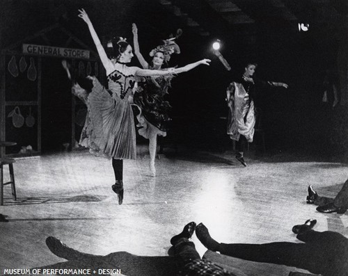 Zola Dishong, Jocelyn Vollmar, and Illana de Heurtaumont in Gladstein's The Fall of Siliver Creek, 1966