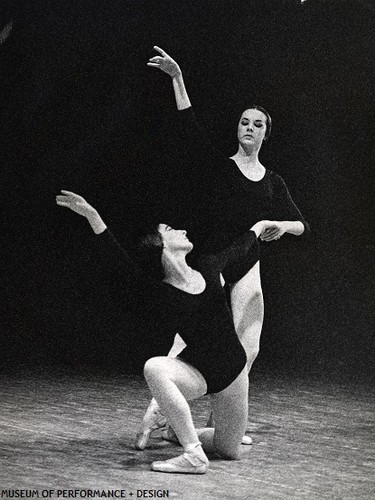 Cynthia Gregory and a female dancer in Christensen's Bach Concert, circa 1962-1963