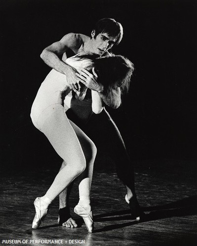 Roderick Drew and a San Francisco Ballet dancer in Carvajal's The Way, 1969