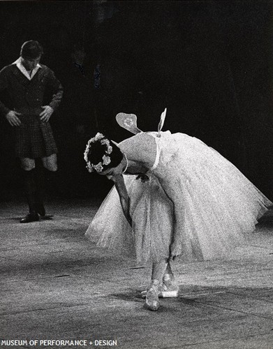 Margot Fonteyn and Rudolf Nureyev in Bournonville's La Sylphide, 1964