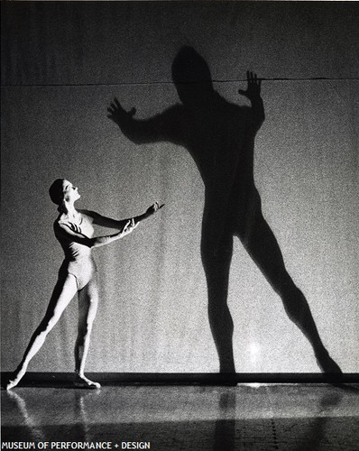 A San Francisco Ballet dancer in Christensen's Shadows, 1963