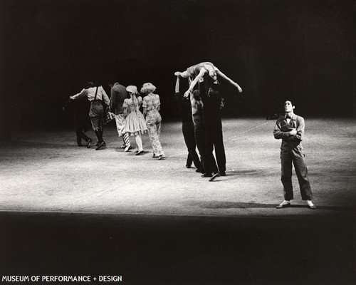 San Francisco Ballet dancers in Christensen's Filling Station, circa 1966