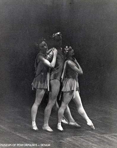 Sally Bailey, Janet Sassoon, and Richard Carter in Balanchine's Serenade, 1960