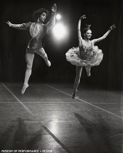 Virginia Johnson and another dancer in Christensen's Nutcracker, 1971