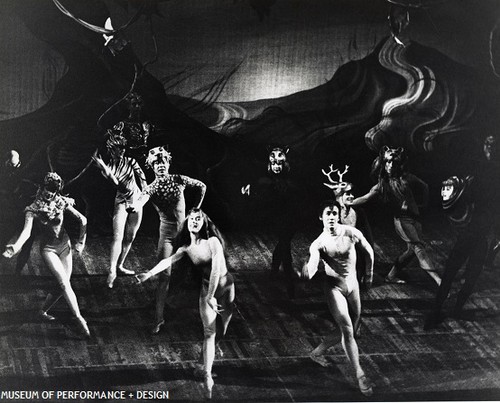 Sally Bailey, Roderick Drew and other dancers in Christensen's Original Sin, 1961