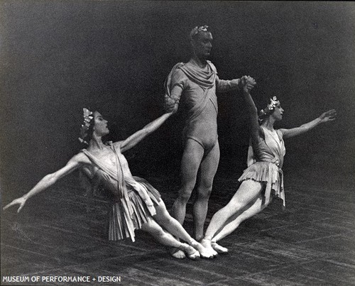 Sally Bailey, Janet Sassoon, and Richard Carter in Balanchine's Serenade, 1960