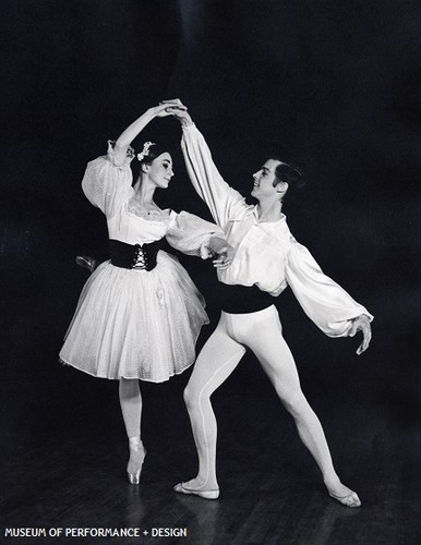 Maureen Wiseman and Henry Berg in Giselle: Peasant Pas de Deux, 1965