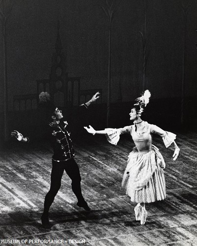 Sally Bailey and dancer in Christensen's Caprice, 1961