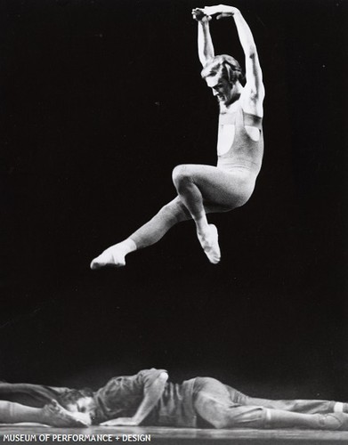 Gary Wahl and San Francisco Ballet dancers in Béjart's Firebird, circa 1977-1978