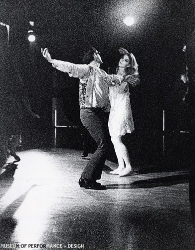 Betsy Erickson and Carlos Carvajal in his work, Voyage Interdit, 1966