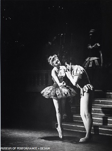 Lynda Meyer and David Anderson in Christensen's Beauty and the Beast, circa 1960s