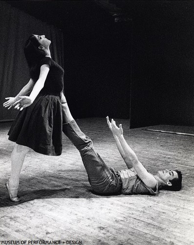 Gail Visentin and another dancer in Clarke's Gentians in His House, 1964