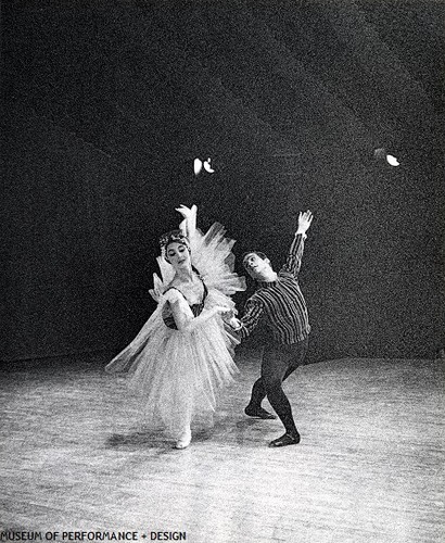 Cynthia Gregory and David Anderson in Christensen's Prokofiev Waltzes, 1963